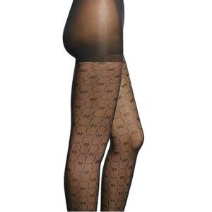 NWT ZAC POSEN DIAMOND FLORAL TIGHTS SIZE MED